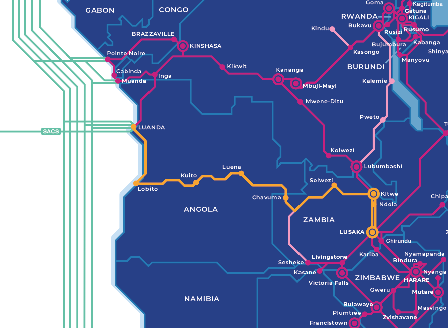 Liquid Dataport expand its fibre backbone to connect Luanda, Angola and Lusaka, Zambia directly.